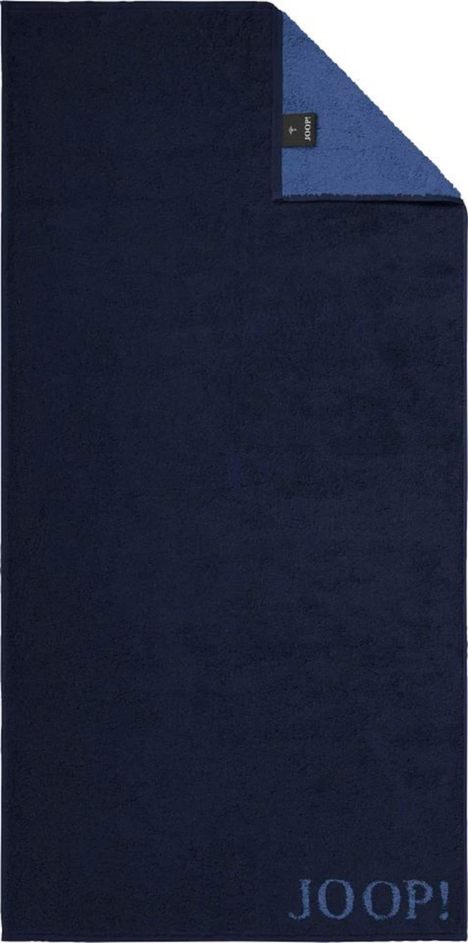 JOOP! Håndklæde 'Doubleface' i blå: forside