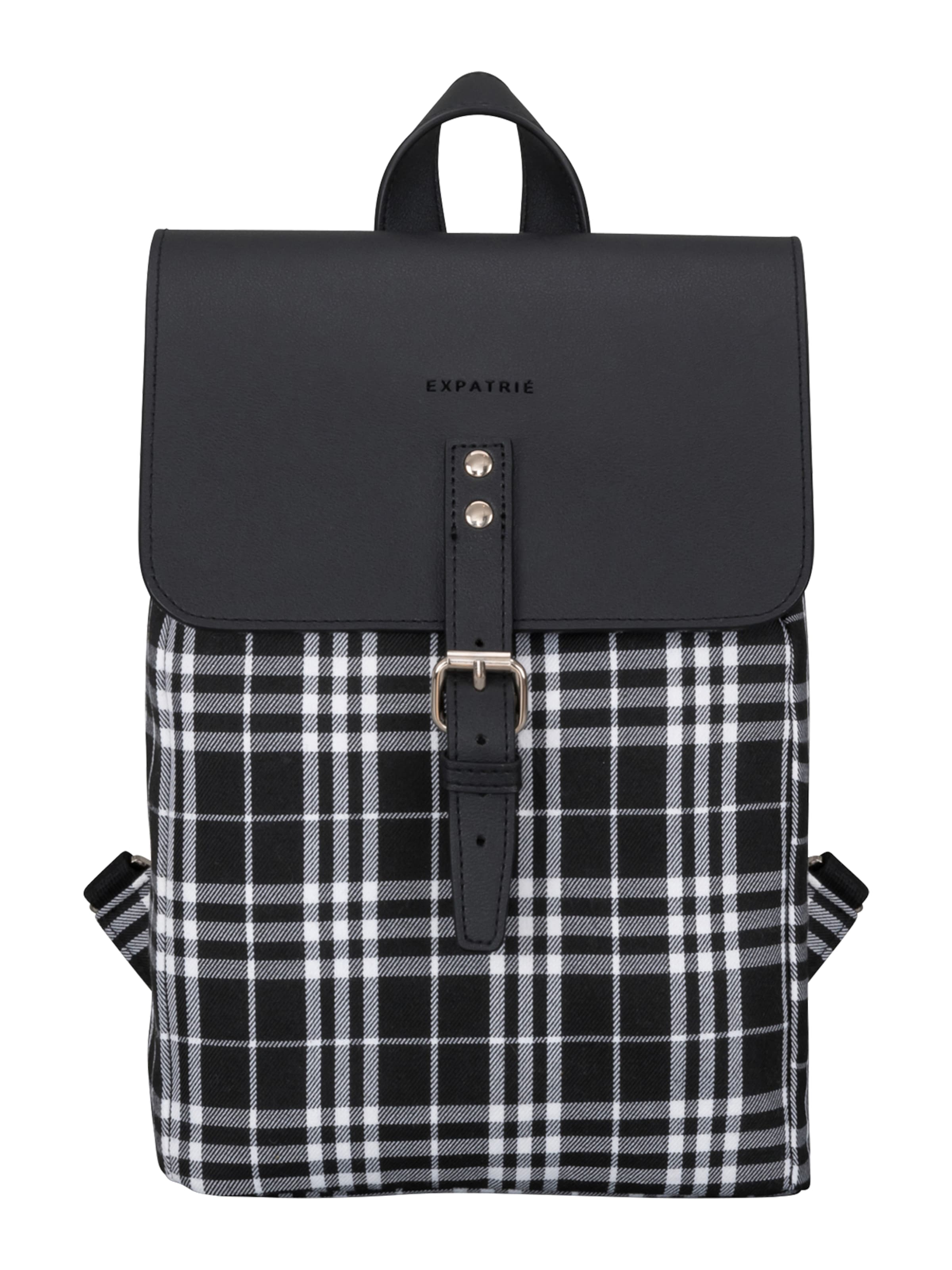 melns Expatrié Mugursoma 'Anna': no priekšpuses