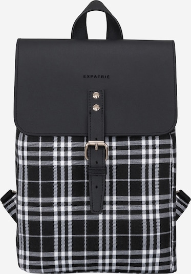 Expatrié Backpack 'Anna' in Black / White, Item view