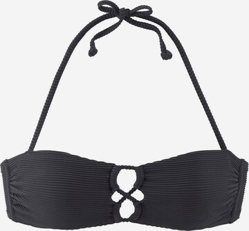 SUNSEEKER Bandeau-Top 'Fancy' in Schwarz: predná strana