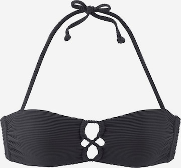 SUNSEEKER Bikinitop 'Fancy' in Zwart: voorkant