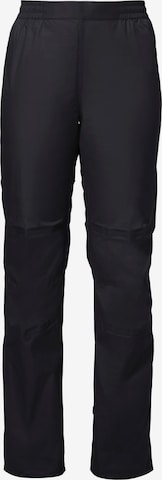 VAUDE Outdoor trousers in Black: front