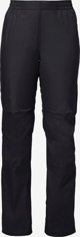 Pantaloni per outdoor di VAUDE in nero: frontale