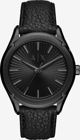 ARMANI EXCHANGE Uhr in Schwarz: predná strana