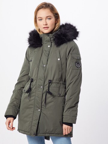 Superdry Téli parka 'Nadare' - zöld: elől