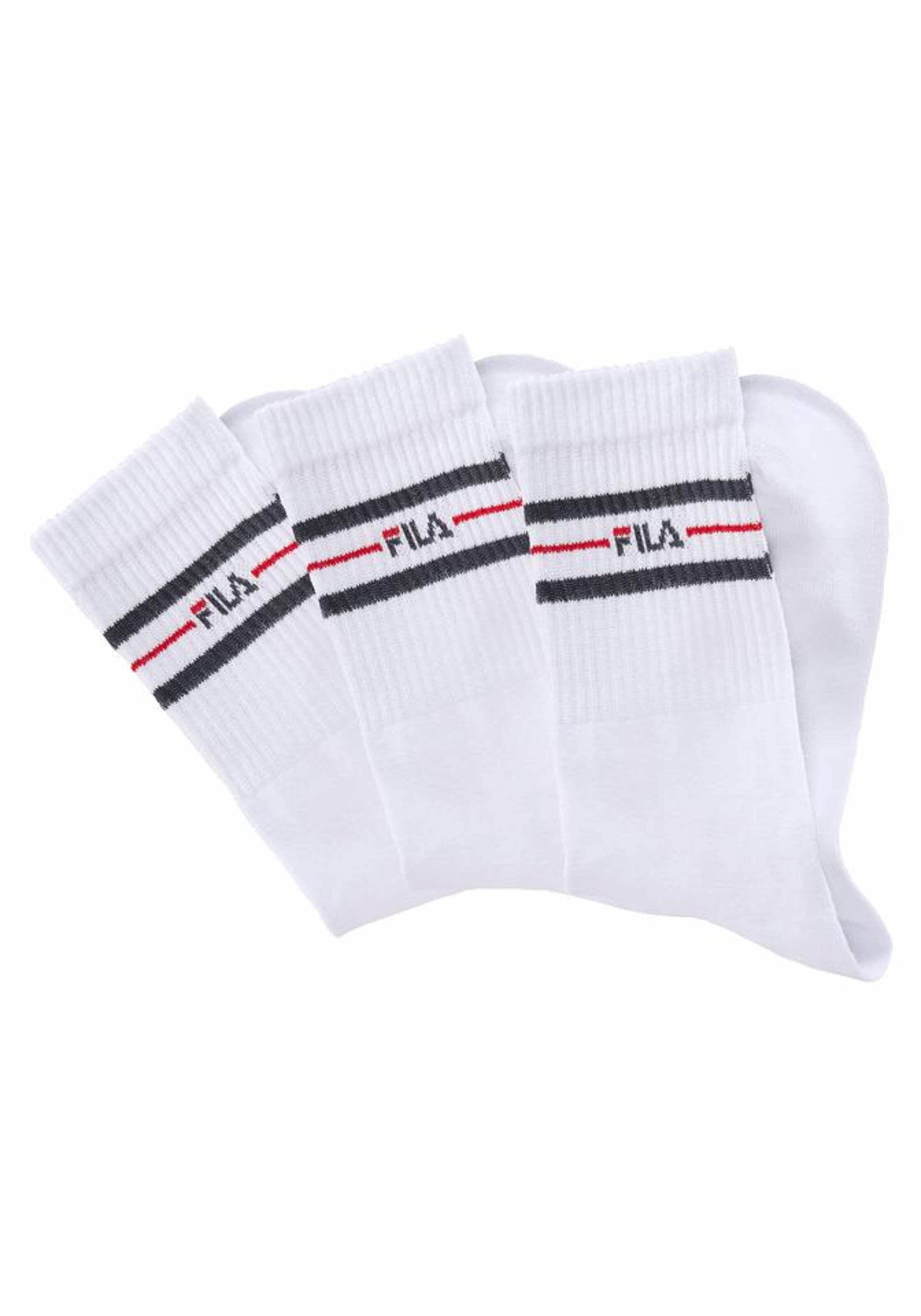 FILA Socks in White: front