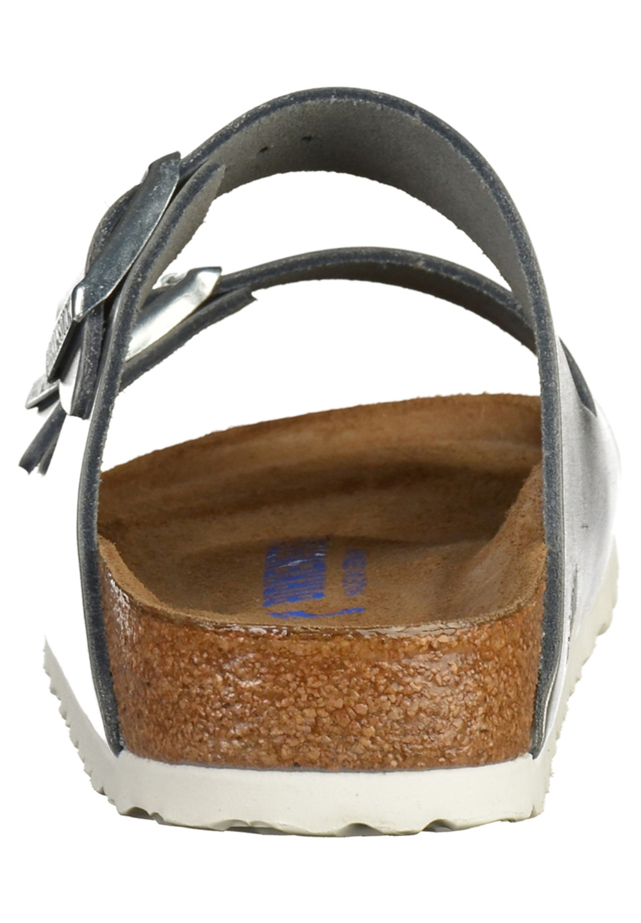 BIRKENSTOCK Pantofle 'Arizona' – stříbrná