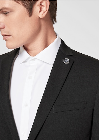 Coupe slim Veste de costume s.Oliver BLACK LABEL en noir