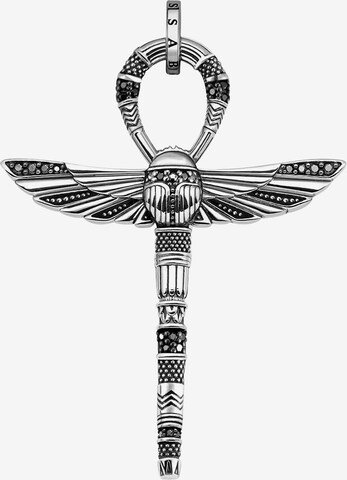 Thomas Sabo Pendant 'Lebenskreuz Ankh mit Skarabäus' in Silver: front