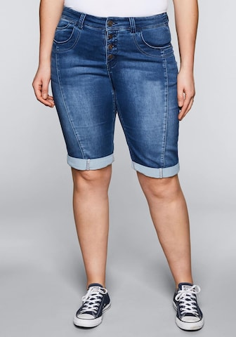 SHEEGO Slimfit Jeans in Blau: predná strana