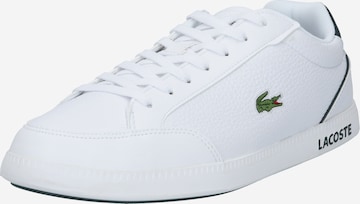 Baskets basses 'Graduatecap' LACOSTE en blanc : devant