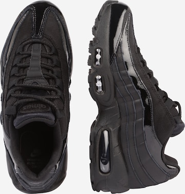 Nike Sportswear Platform trainers 'Air Max 95' in Black: side