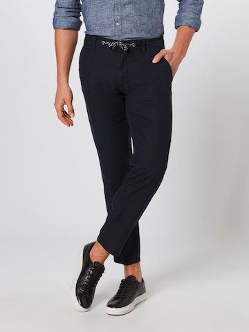 INDICODE JEANS - Regular Calças chino 'Venedig' em azul