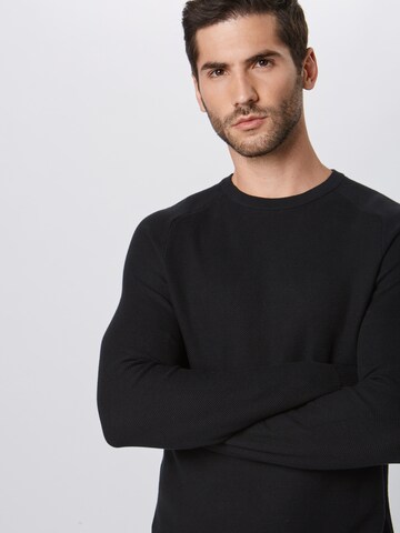 ESPRIT Sweater 'Honeycomb' in Black