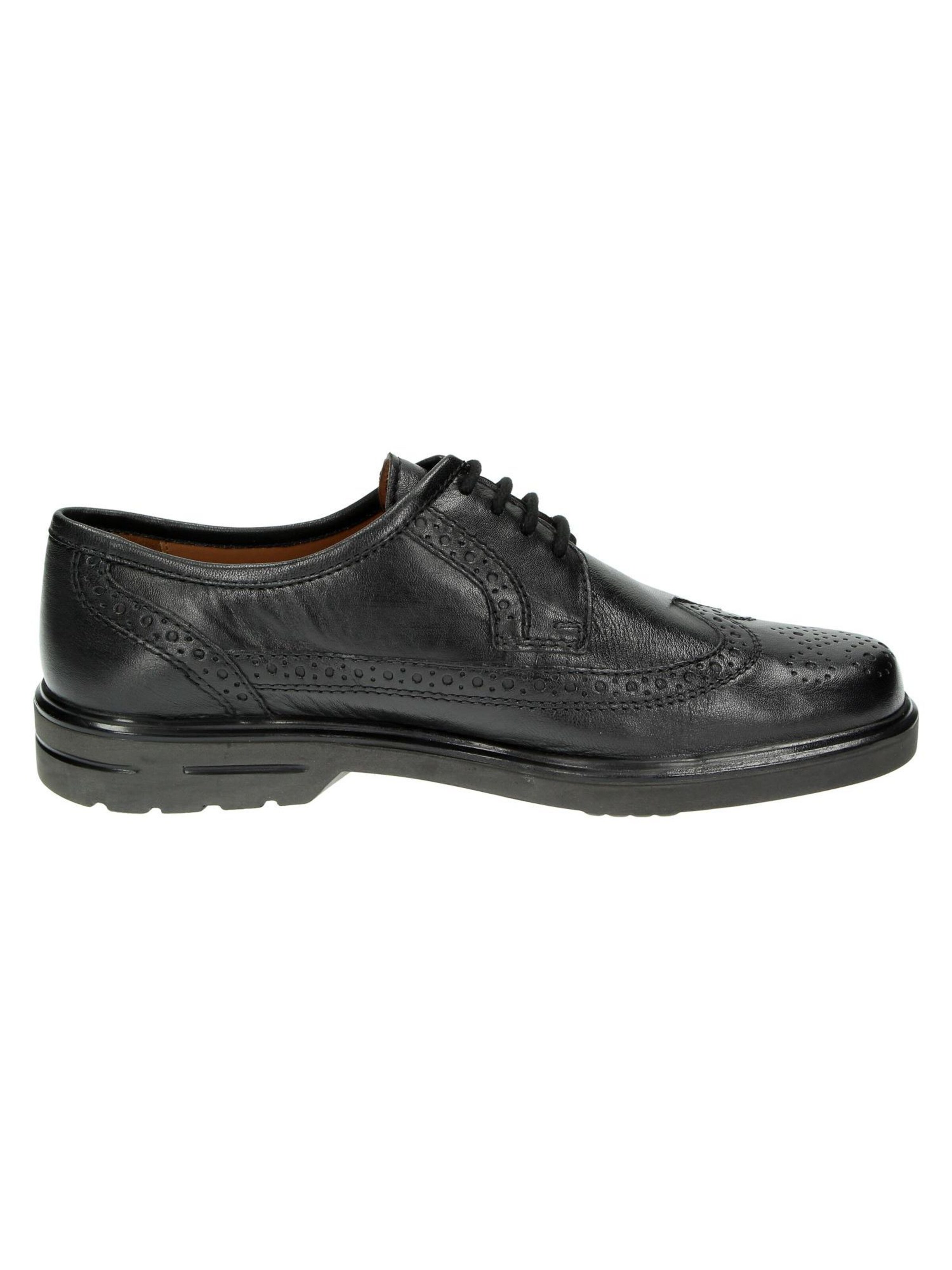 SIOUX Lace-up shoe 'Pacco' in Black