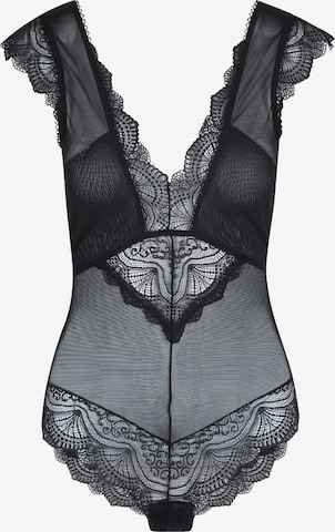 LingaDore Body 'Laurel' in Zwart: voorkant