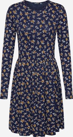 Boohoo Φόρεμα 'Ditsy Floral Smock' σε μπλε: μπροστά