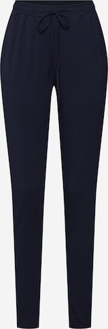 Coupe slim Pantalon 'Linda' Kaffe en bleu : devant