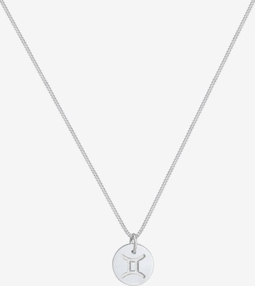 ELLI Necklace 'Zwillinge' in Silver