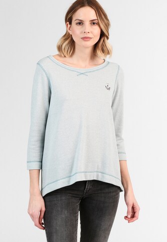 DREIMASTER Sweatshirt in Blauw: voorkant