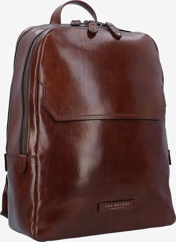 The Bridge Williamsburg Rucksack Leder 40 cm Laptopfach in Braun