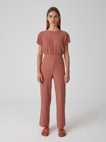 EDITED Wide Leg Hose 'Philine' in Braun