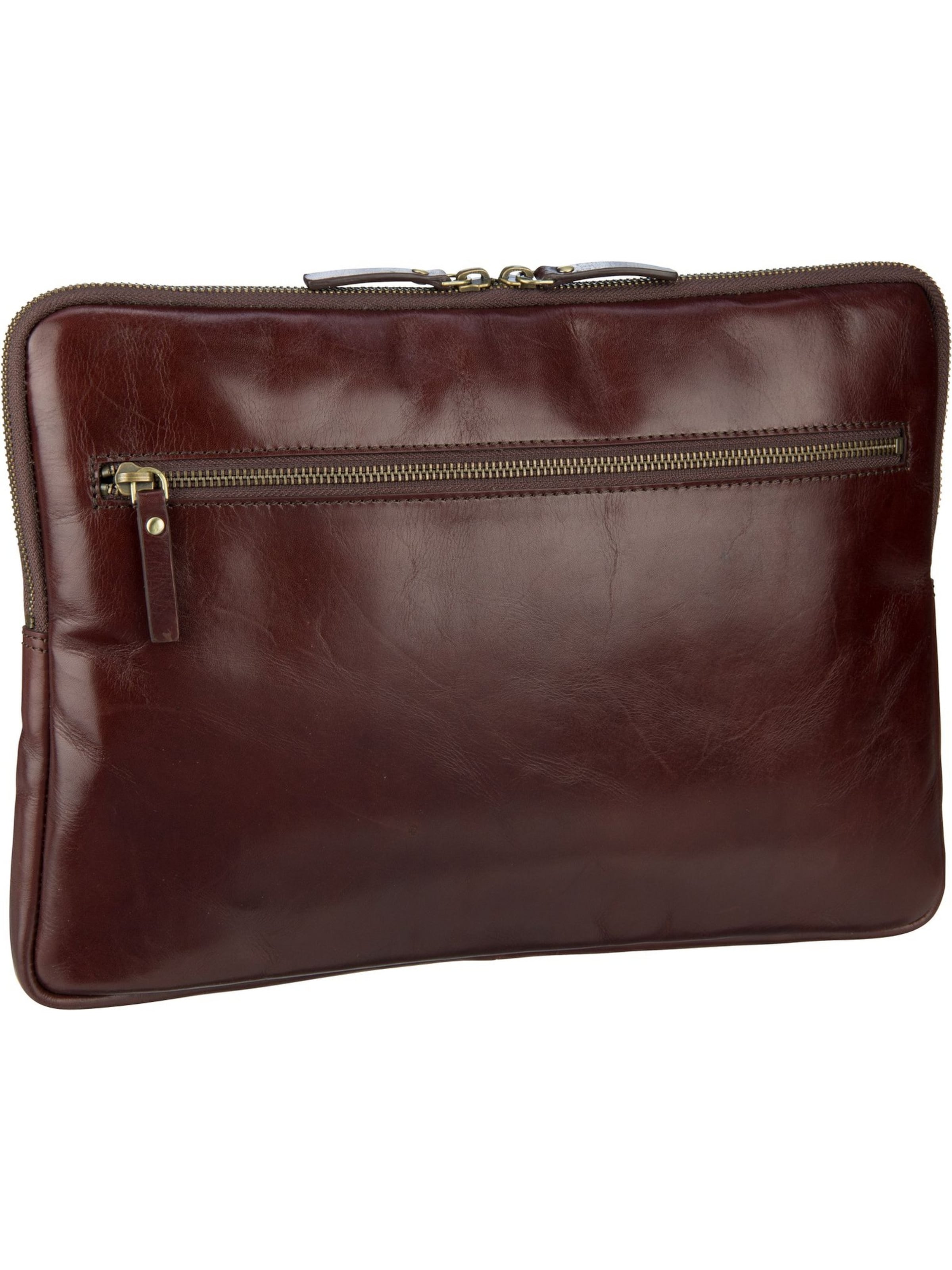 LEONHARD HEYDEN Laptop Bag 'Cambridge' in Brown: front