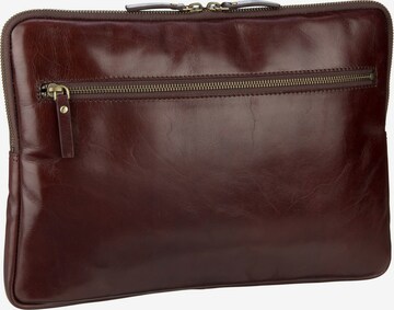 LEONHARD HEYDEN Laptop Bag 'Cambridge' in Brown: front