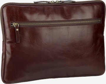 LEONHARD HEYDEN Laptop Bag 'Cambridge' in Brown: front