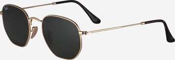Ray-Ban Sonnenbrille 'HEXAGONAL' in Gold: front