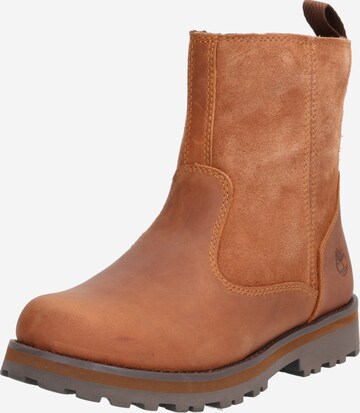 TIMBERLAND - Bota 'Courma' em castanho: frente