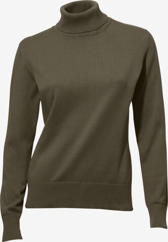 heine - Pullover em verde: frente