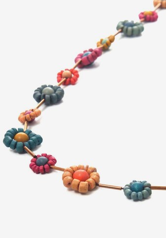 COLLEZIONE ALESSANDRO Necklace 'Blümchen, C2619A - F29' in Mixed colors