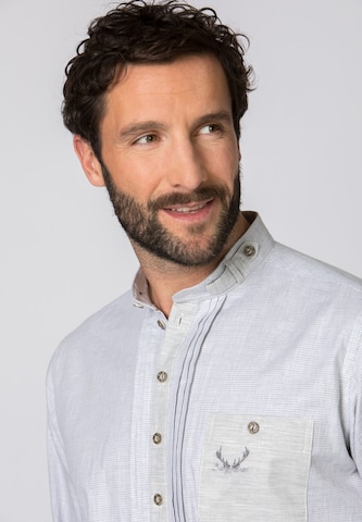 STOCKERPOINT Regular fit Traditional button up shirt in Grey