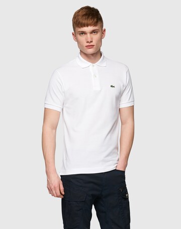 LACOSTE Regular Fit Poloshirt in Weiß: predná strana