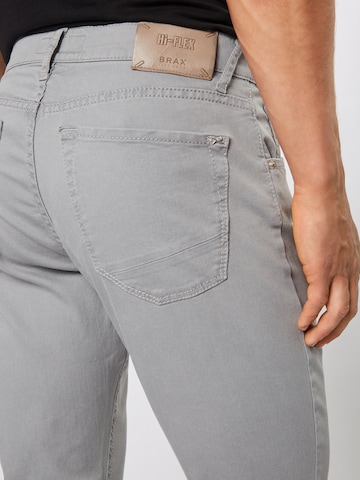 BRAX Slimfit Hose 'Cooper Fancy' in Grau