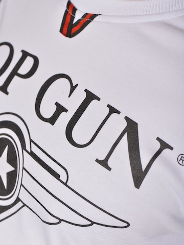 TOP GUN Sweatshirt 'Streak' in White