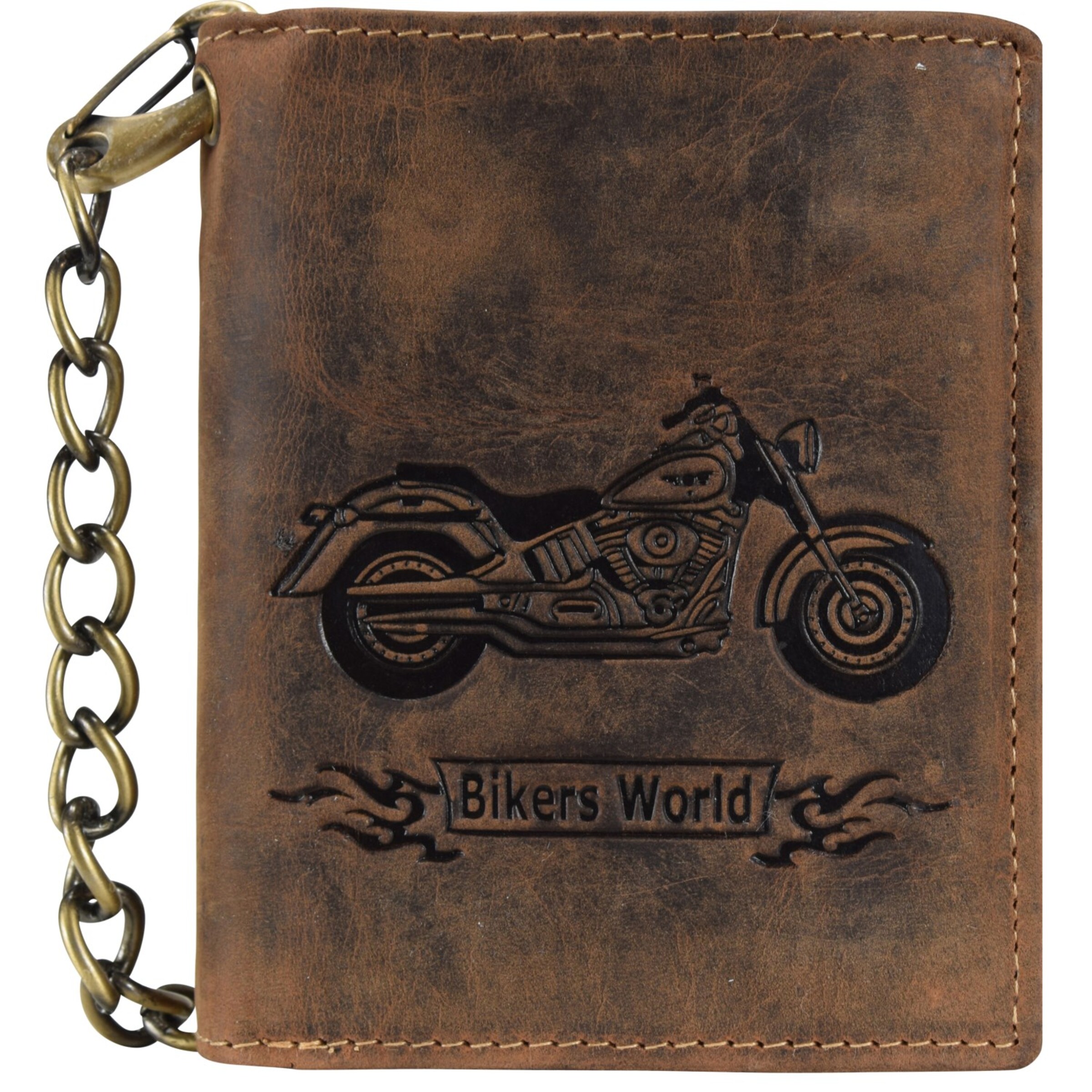 Porte-monnaies 'Vintage Bike' GREENBURRY en marron