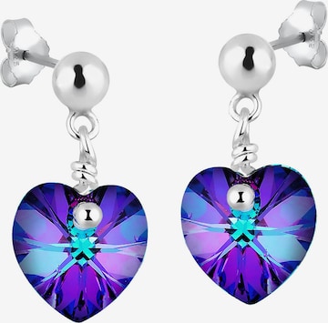 Boucles d'oreilles 'Herz' ELLI en violet