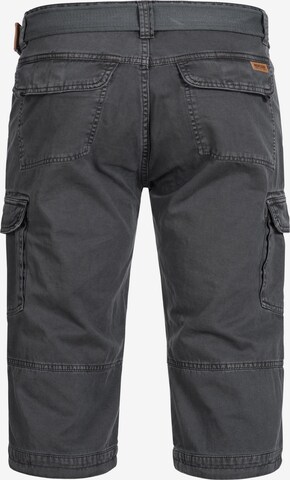INDICODE JEANS Regular Cargo Pants 'Nicolas' in Grey