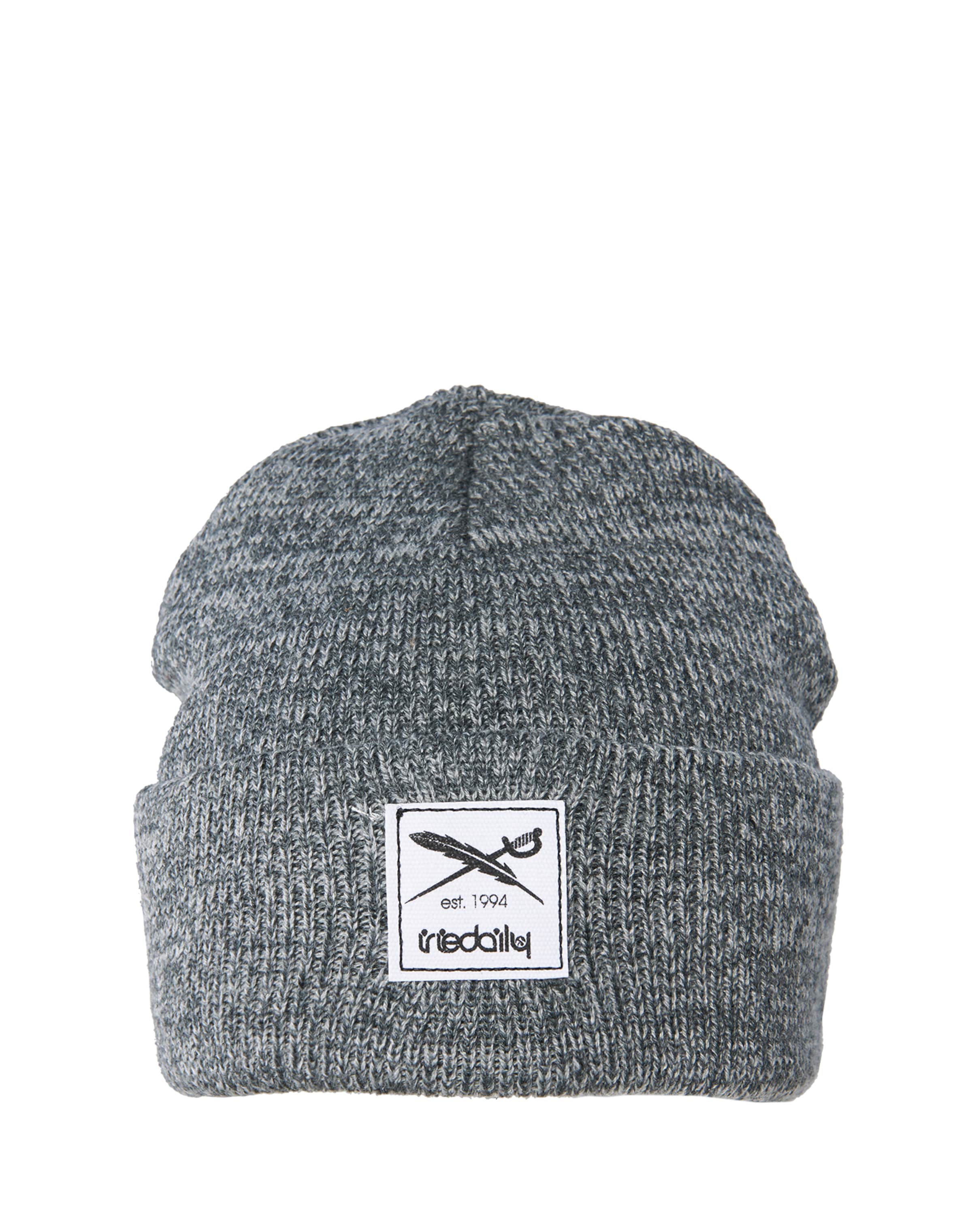 Iriedaily Beanie 'Smurpher Heavy' in Grey: front