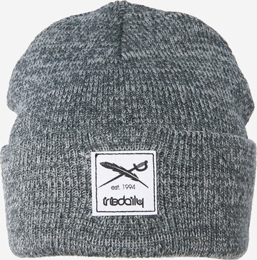 Iriedaily Beanie 'Smurpher Heavy' in Grey: front