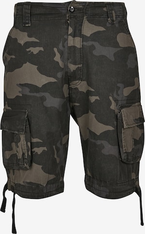 Regular Pantalon cargo Brandit en vert : devant