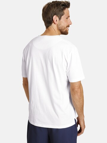 T-Shirt 'Osmo' Jan Vanderstorm en blanc