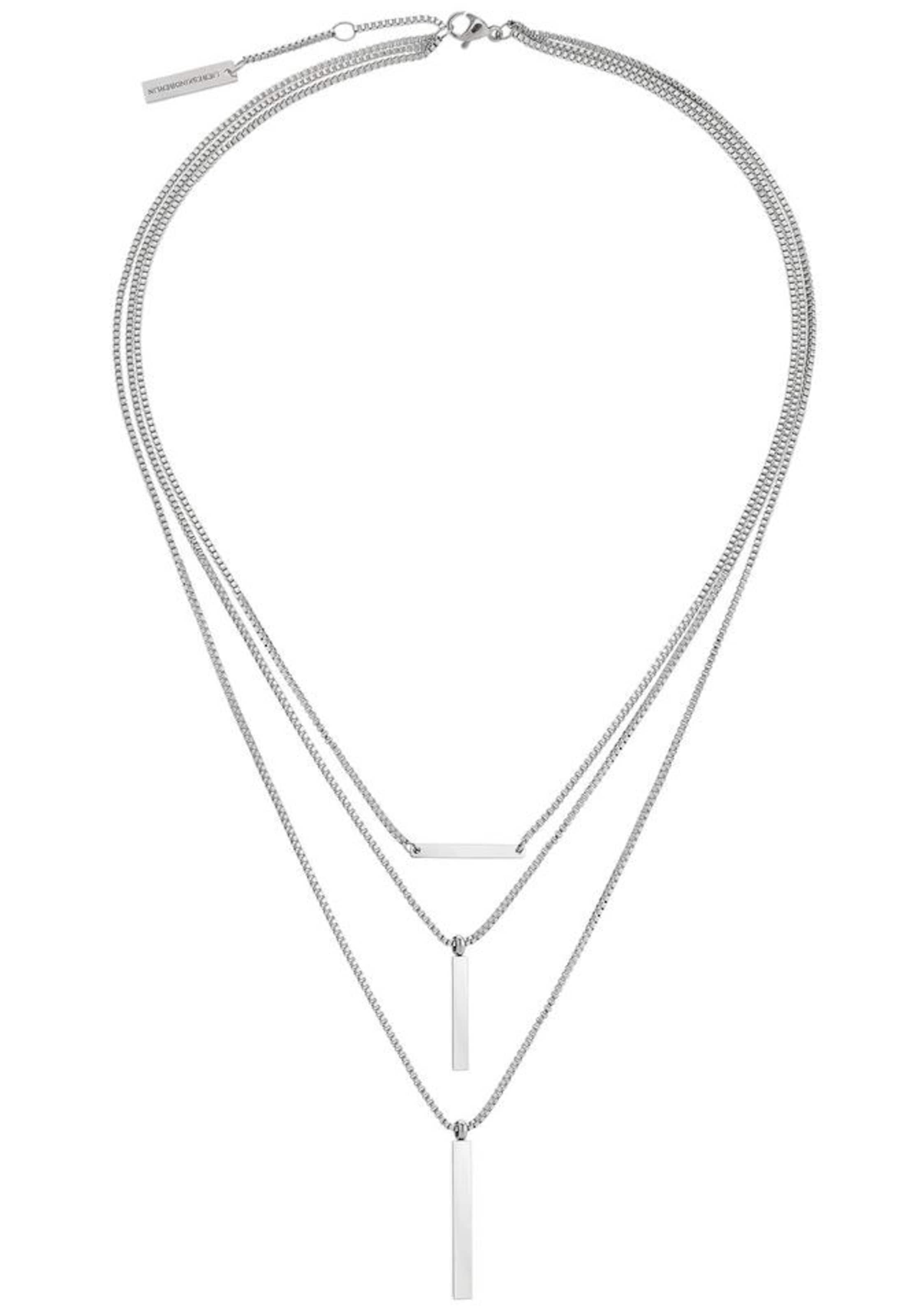 Chaîne Liebeskind Berlin en argent : devant