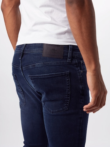 Coupe slim Jean 'Liam' JACK & JONES en bleu