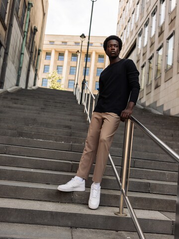 Basic Black & Taupe Look by DAN FOX APPAREL