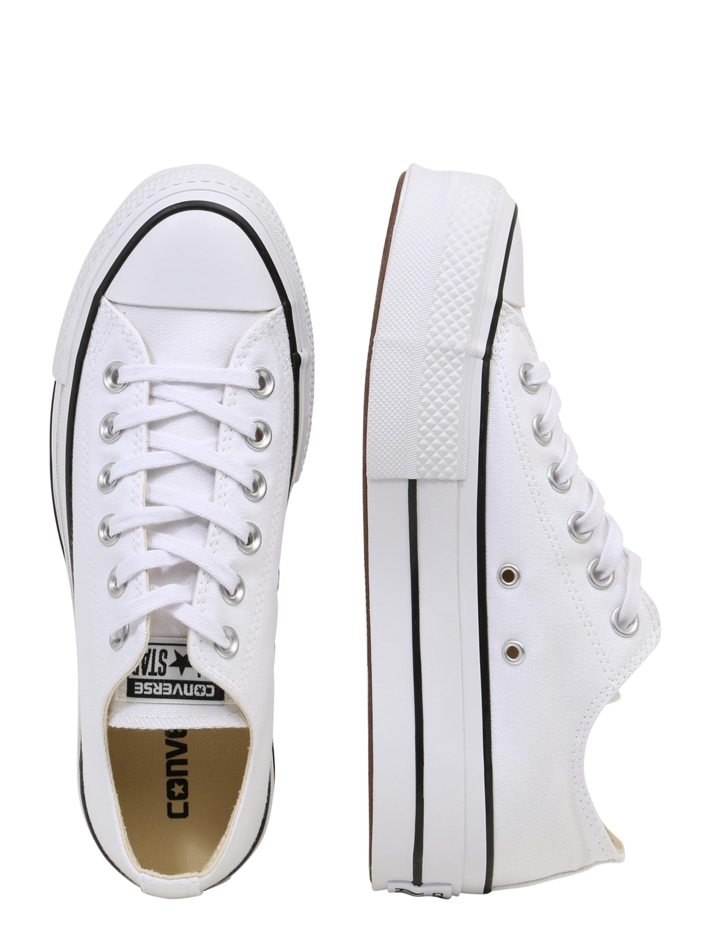 CONVERSE Sneaker low 'Chuck Taylor All Star Lift Ox' i hvid
