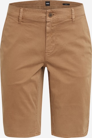 Regular Pantalon BOSS Orange en beige : devant