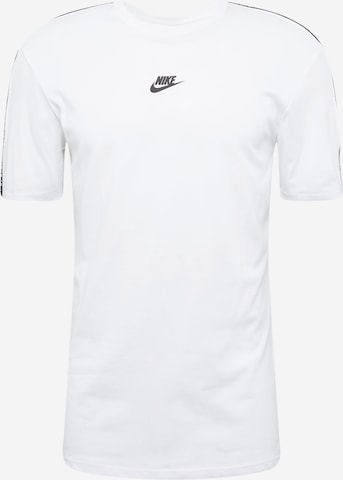 Nike Sportswear Shirt 'REPEAT' in White: front